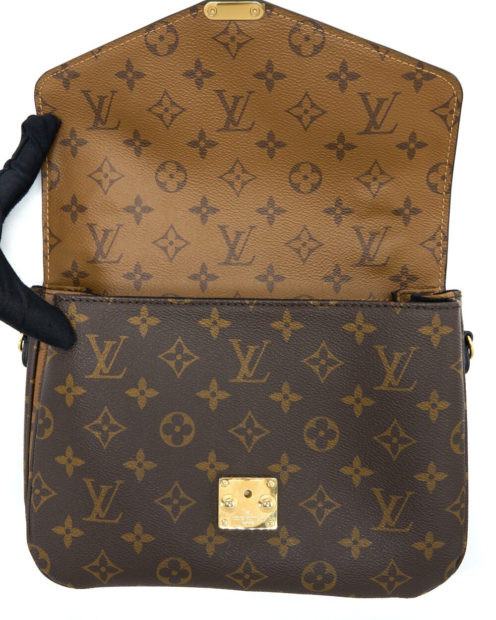 AAA Replica Louis Vuitton LV POCHETTE MÉTIS MONOGRAM REVERSE CANVAS GHW