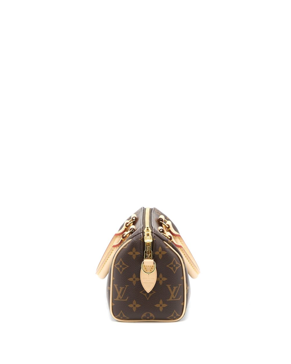 AAA Replica Louis Vuitton LV SPEEDY BANDOULIERE 20 MONOGRAM CANVAS BLACK/MULTICOLOUR STRAP GHW (NEW VERSION)