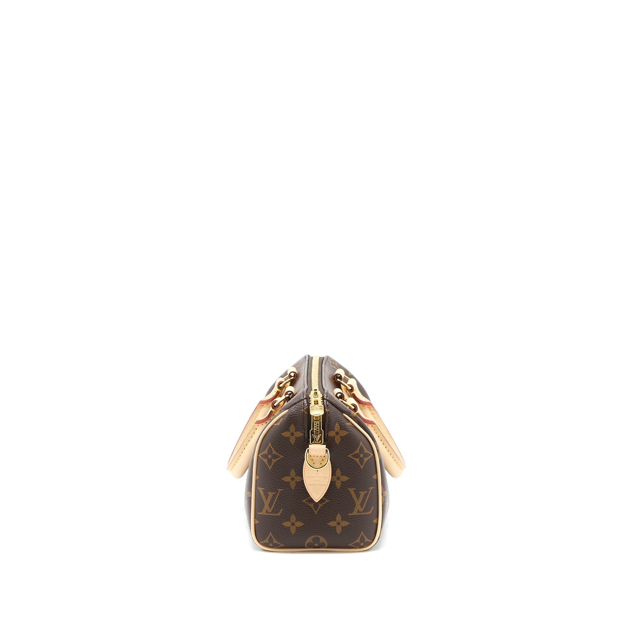 AAA Replica Louis Vuitton LV SPEEDY BANDOULIERE 20 MONOGRAM CANVAS BLACK/MULTICOLOUR STRAP GHW (NEW VERSION)