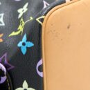 AAA Replica Louis Vuitton LV PETIT NOE BLACK MONOGRAM MULTICOLOUR GHW