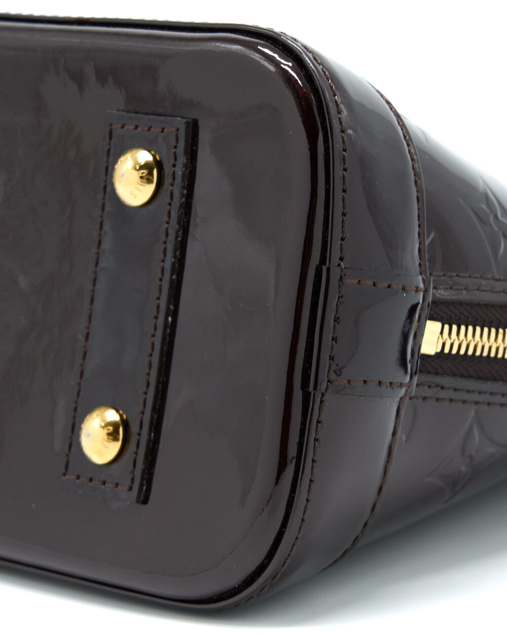 AAA Replica Louis Vuitton LV ALMA BB PATENT AMATANTE GHW