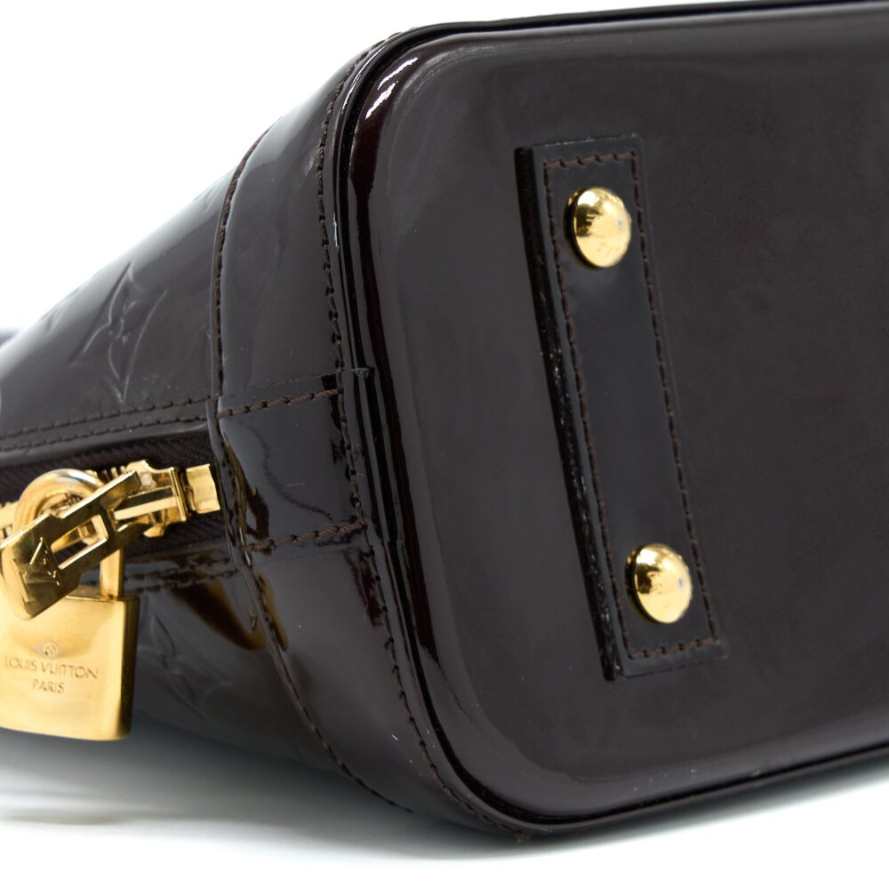 AAA Replica Louis Vuitton LV ALMA BB PATENT AMATANTE GHW