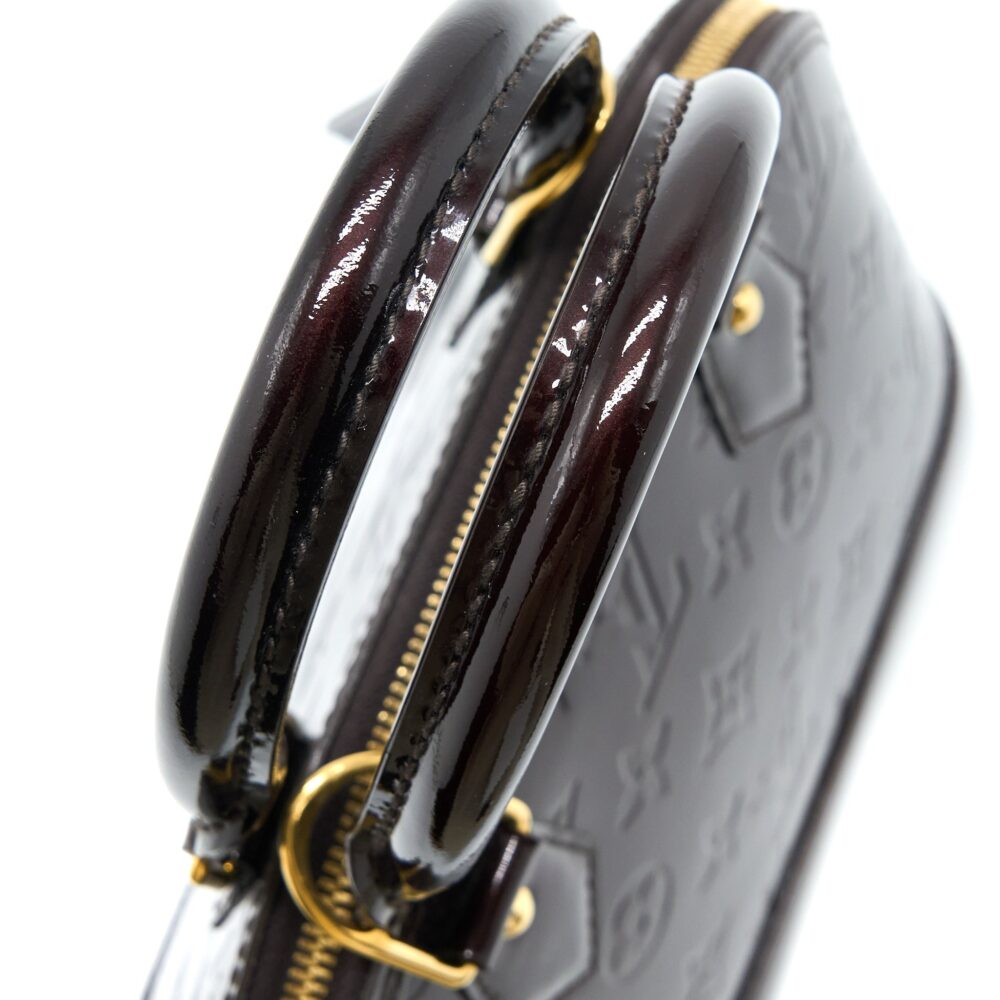 AAA Replica Louis Vuitton LV ALMA BB PATENT AMATANTE GHW
