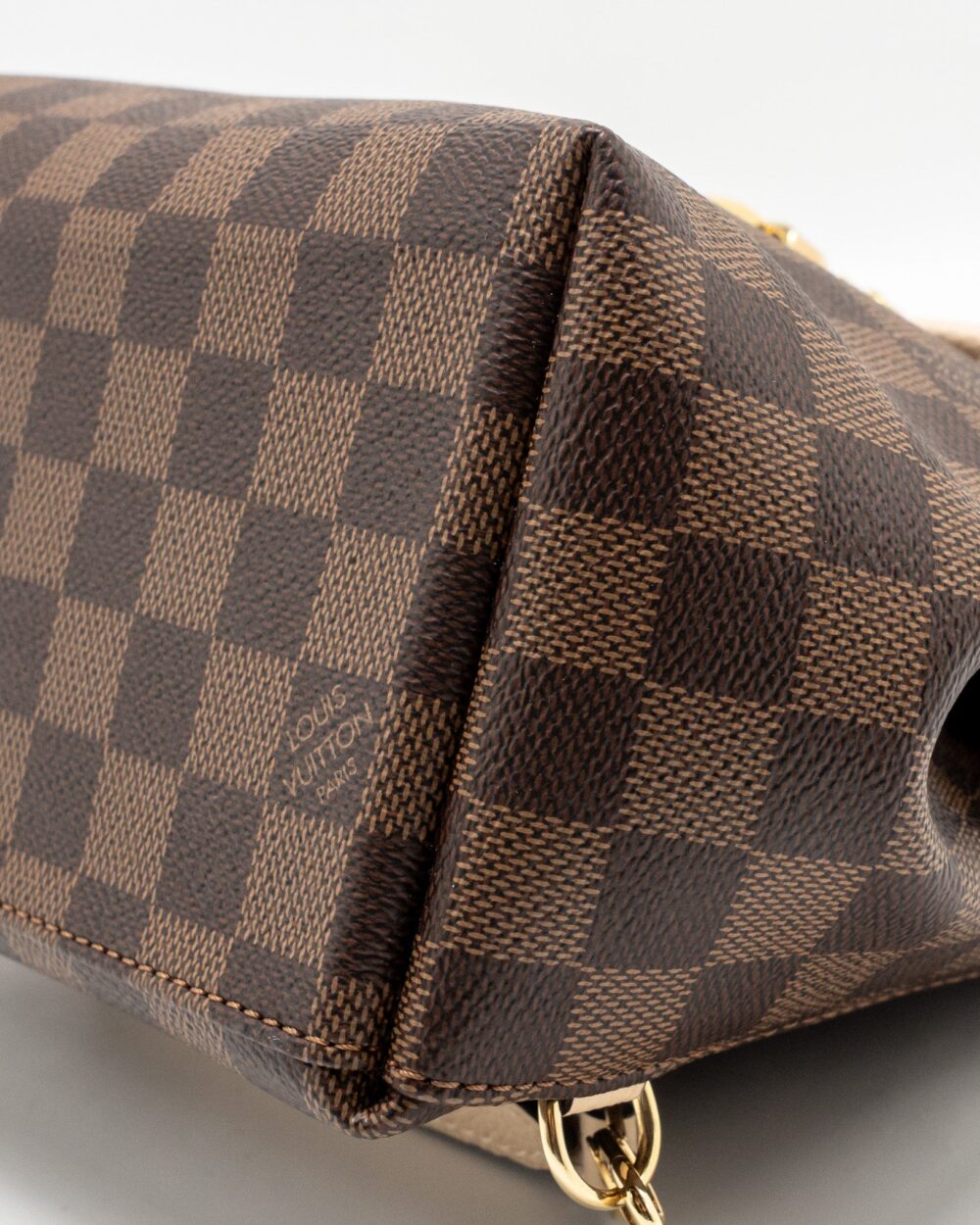 AAA Replica Louis Vuitton LV CLAPTON BACKPACK DAMIER EBENE CANVAS/LEATHER LIGHT PINK GHW