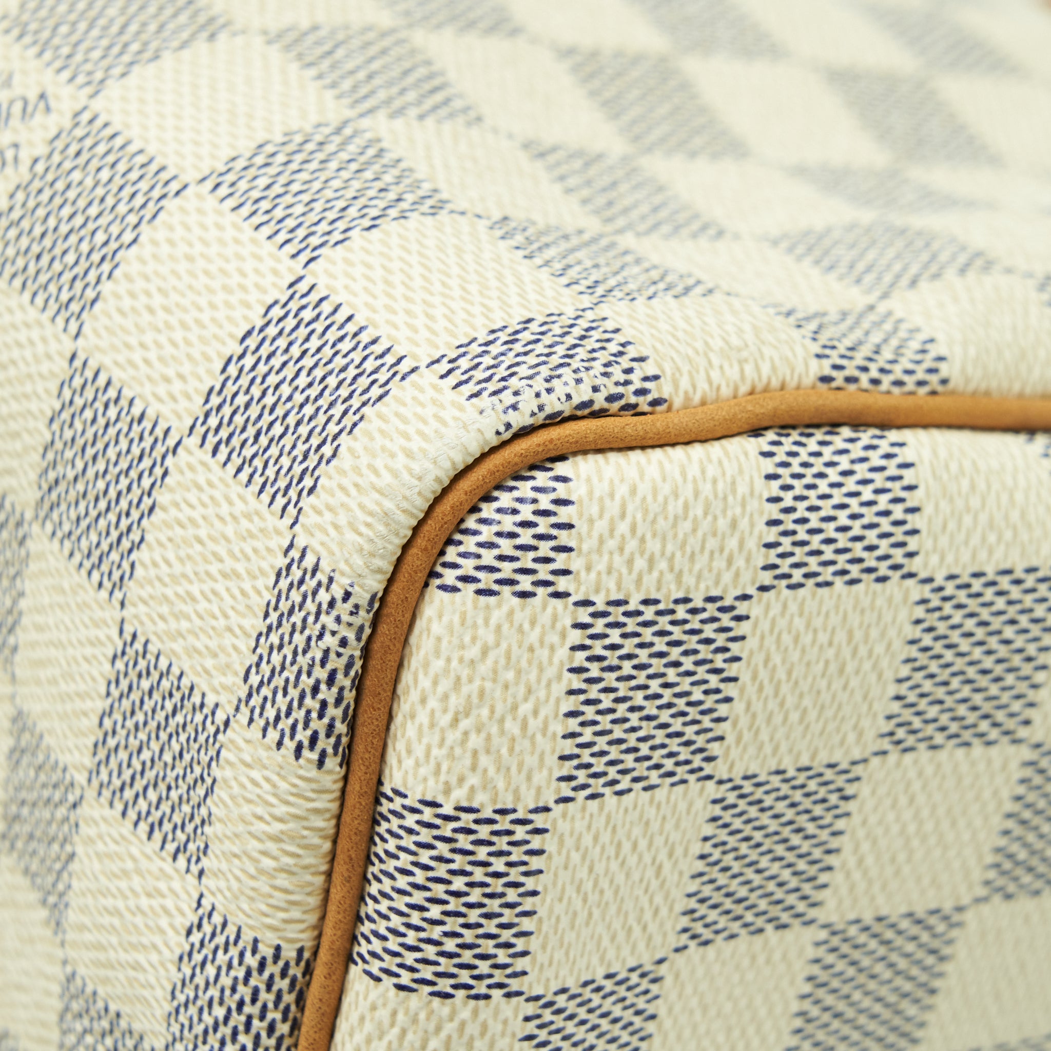 AAA Replica Louis Vuitton LV SPEEDY 30 DAMIER AZUR CANVAS GHW