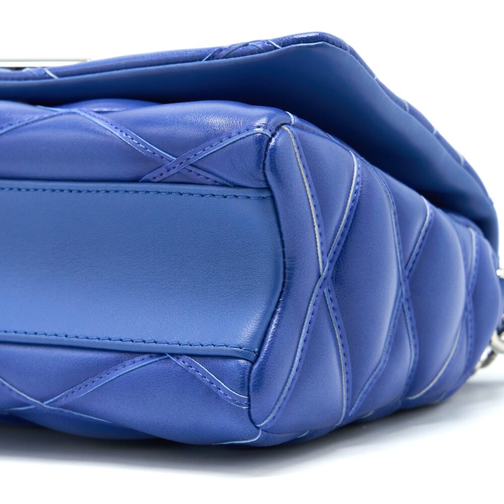 AAA Replica Louis Vuitton LV GO-14 MALLETAGE PM LAMBSKIN BLUE SHW