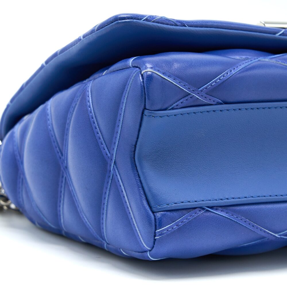 AAA Replica Louis Vuitton LV GO-14 MALLETAGE PM LAMBSKIN BLUE SHW