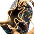 AAA Replica Louis Vuitton LV PETIT NOE BLACK MONOGRAM MULTICOLOUR GHW