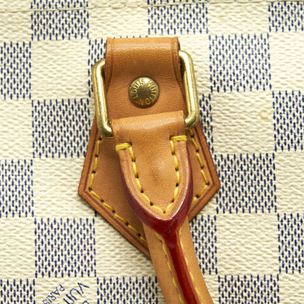 AAA Replica Louis Vuitton LV SPEEDY 30 DAMIER AZUR CANVAS GHW