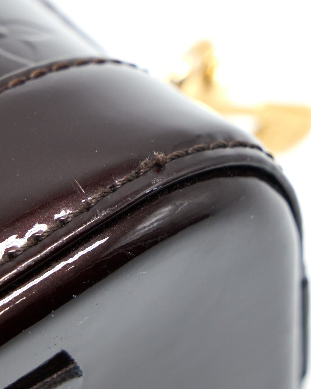 AAA Replica Louis Vuitton LV ALMA BB PATENT AMATANTE GHW
