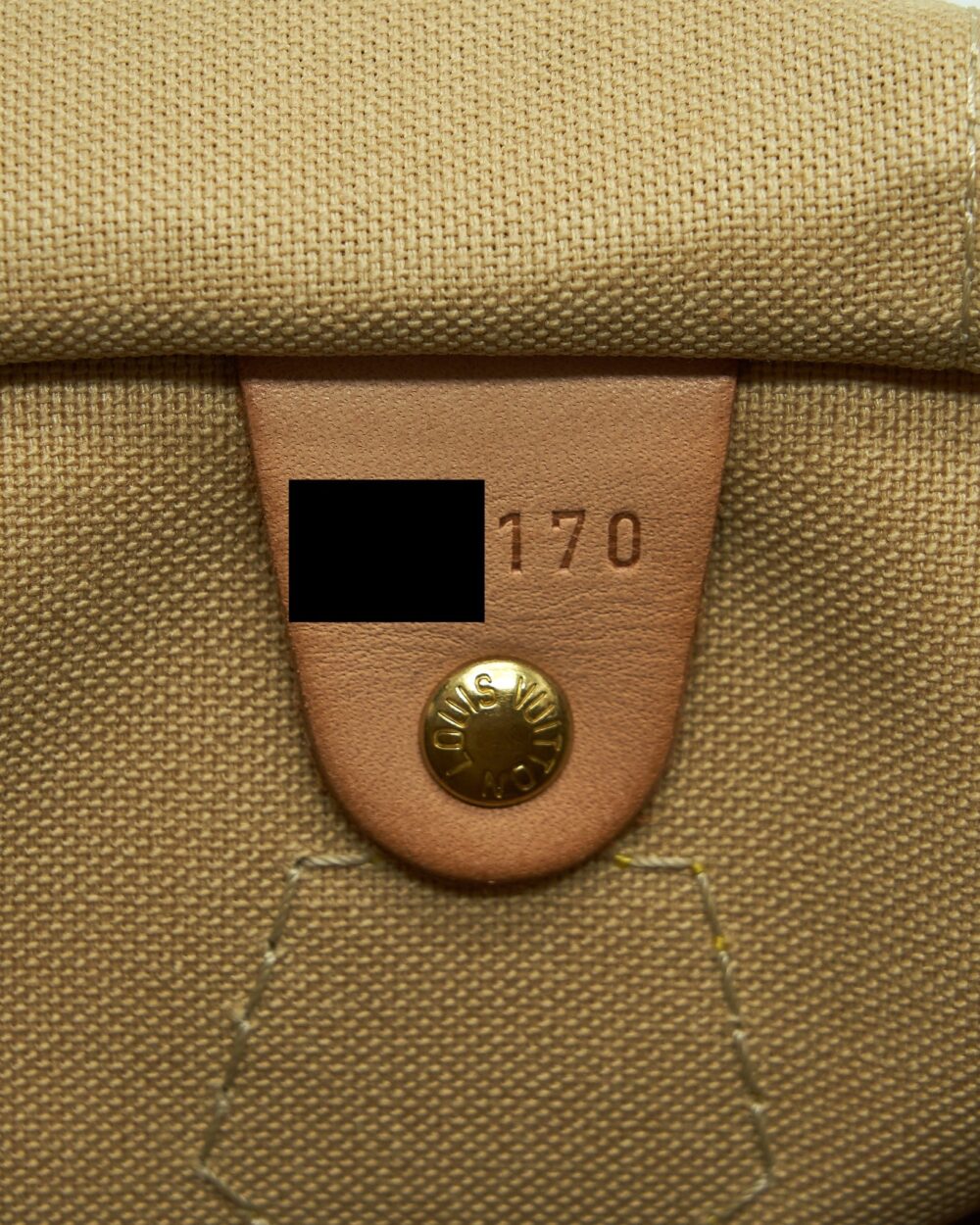 AAA Replica Louis Vuitton LV SPEEDY 30 DAMIER AZUR CANVAS GHW