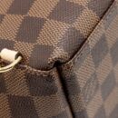 AAA Replica Louis Vuitton LV CLAPTON BACKPACK DAMIER EBENE CANVAS/LEATHER LIGHT PINK GHW