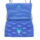 AAA Replica Louis Vuitton LV GO-14 MALLETAGE PM LAMBSKIN BLUE SHW