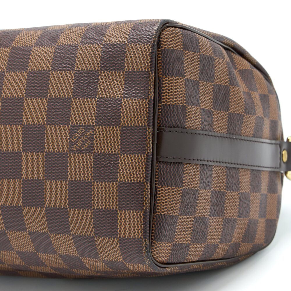 AAA Replica Louis Vuitton LV SPEEDY 25 DAMIER EBENE GHW
