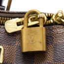 AAA Replica Louis Vuitton LV SPEEDY 25 DAMIER EBENE GHW