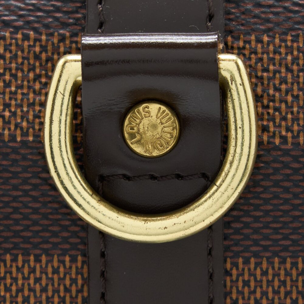 AAA Replica Louis Vuitton LV SPEEDY 25 DAMIER EBENE GHW