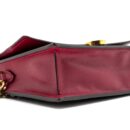 AAA Replica Louis Vuitton LV FLORE CHAIN WALLET MONOGRAM CANVAS/ DARK RED GHW