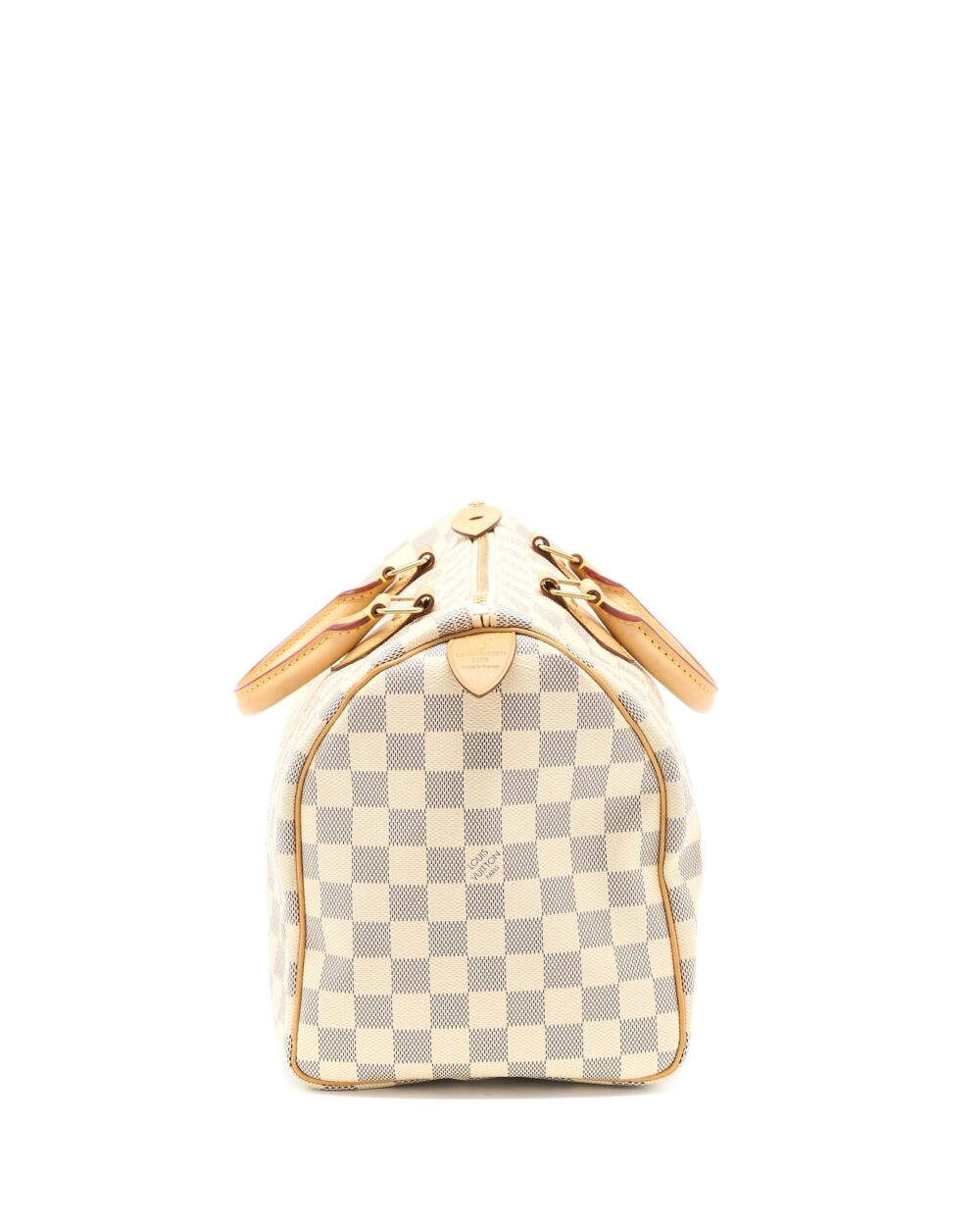 AAA Replica Louis Vuitton LV SPEEDY 30 DAMIER AZUR CANVAS GHW