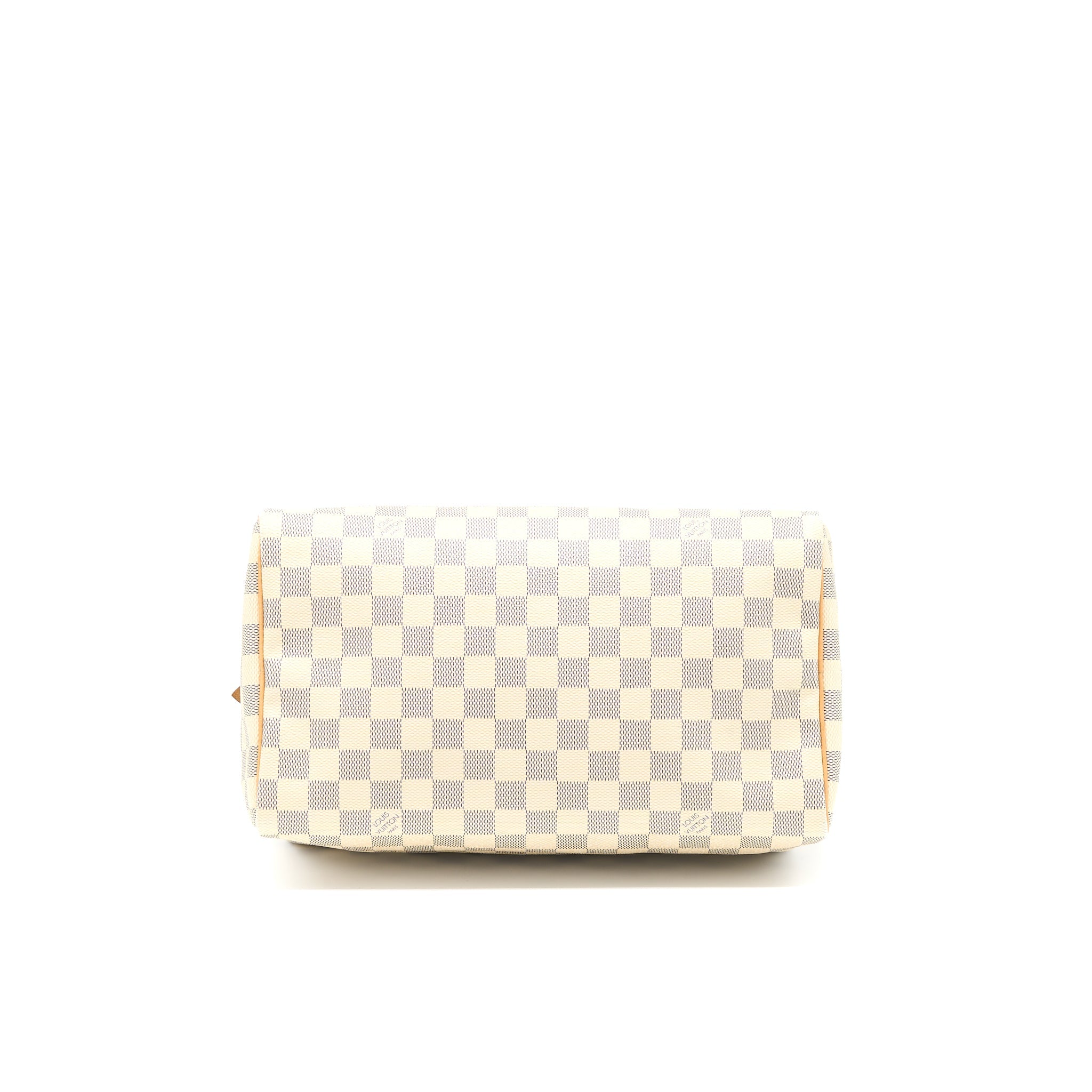 AAA Replica Louis Vuitton LV SPEEDY 30 DAMIER AZUR CANVAS GHW