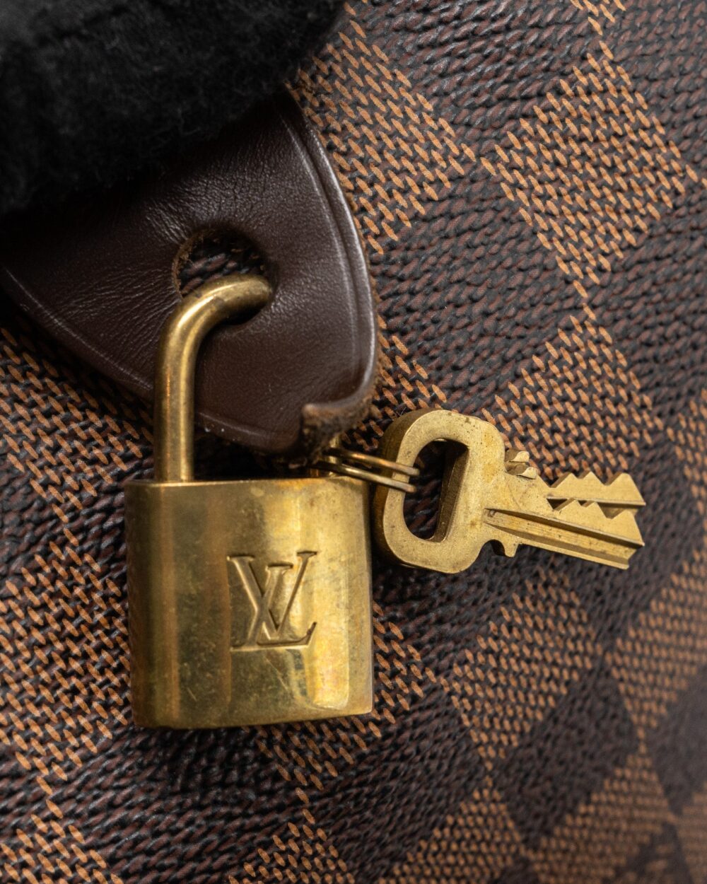 AAA Replica Louis Vuitton LV SPEEDY 35 DAMIER EBENE GHW