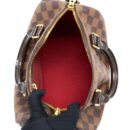 AAA Replica Louis Vuitton LV SPEEDY 25 DAMIER EBENE GHW
