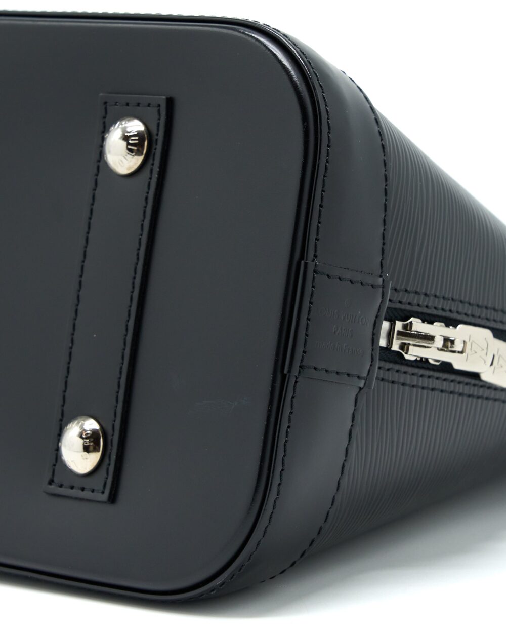 AAA Replica Louis Vuitton LV ALMA PM EPI BLACK SHW