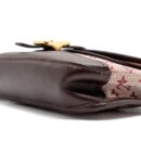 AAA Replica Louis Vuitton LV VINTAGE FLAP SHOULDER BAG FABRIC / LEATHER DARK PINK GHW