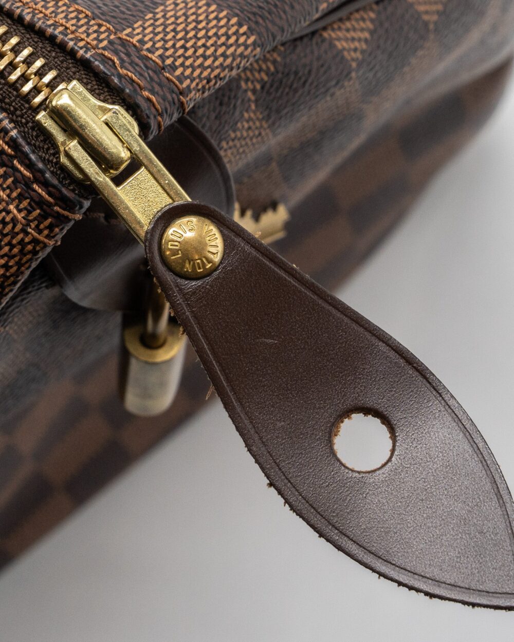 AAA Replica Louis Vuitton LV SPEEDY 35 DAMIER EBENE GHW
