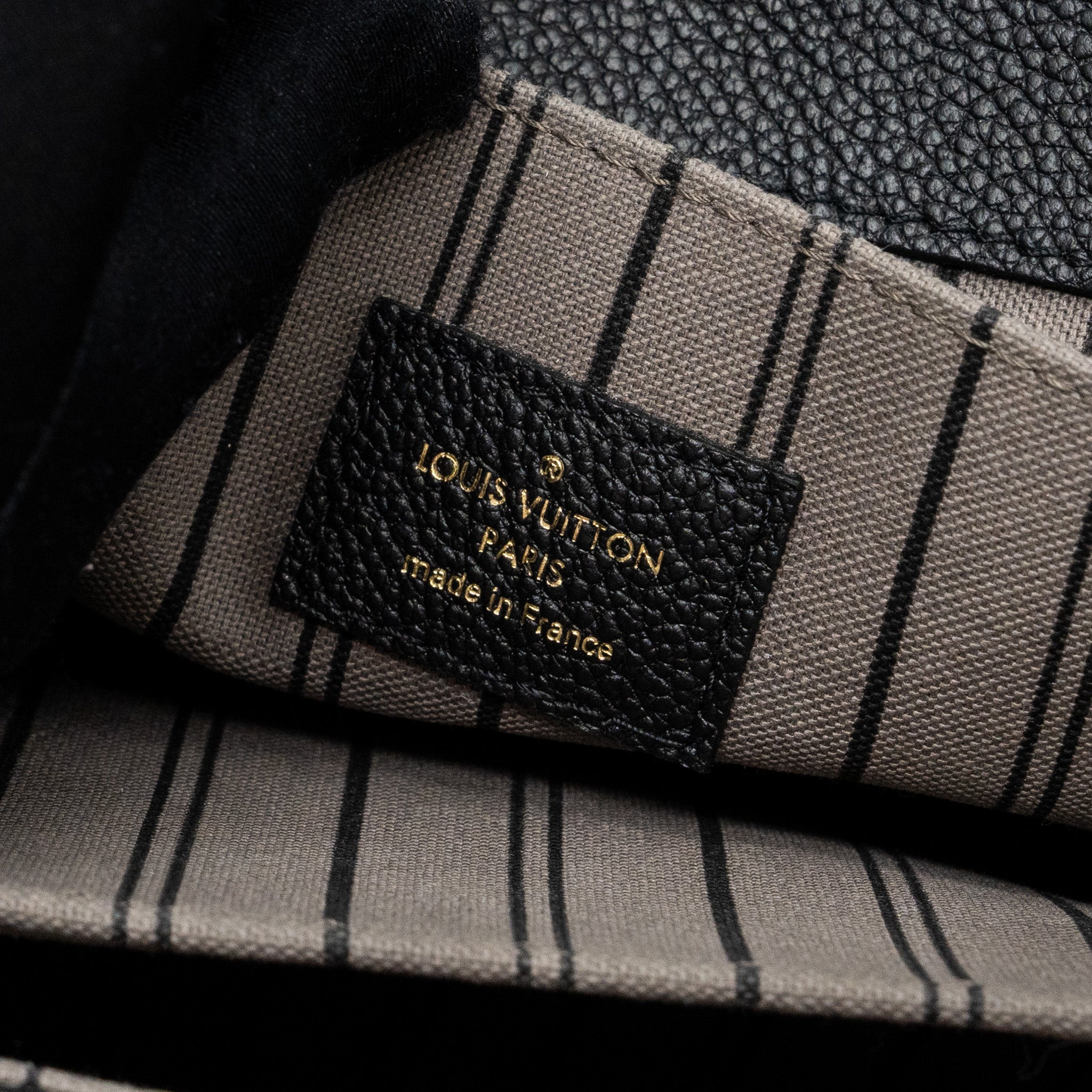 AAA Replica Louis Vuitton LV POCHETTE MÉTIS MONOGRAM EMPREINTE BLACK GHW (NEW VERSION)