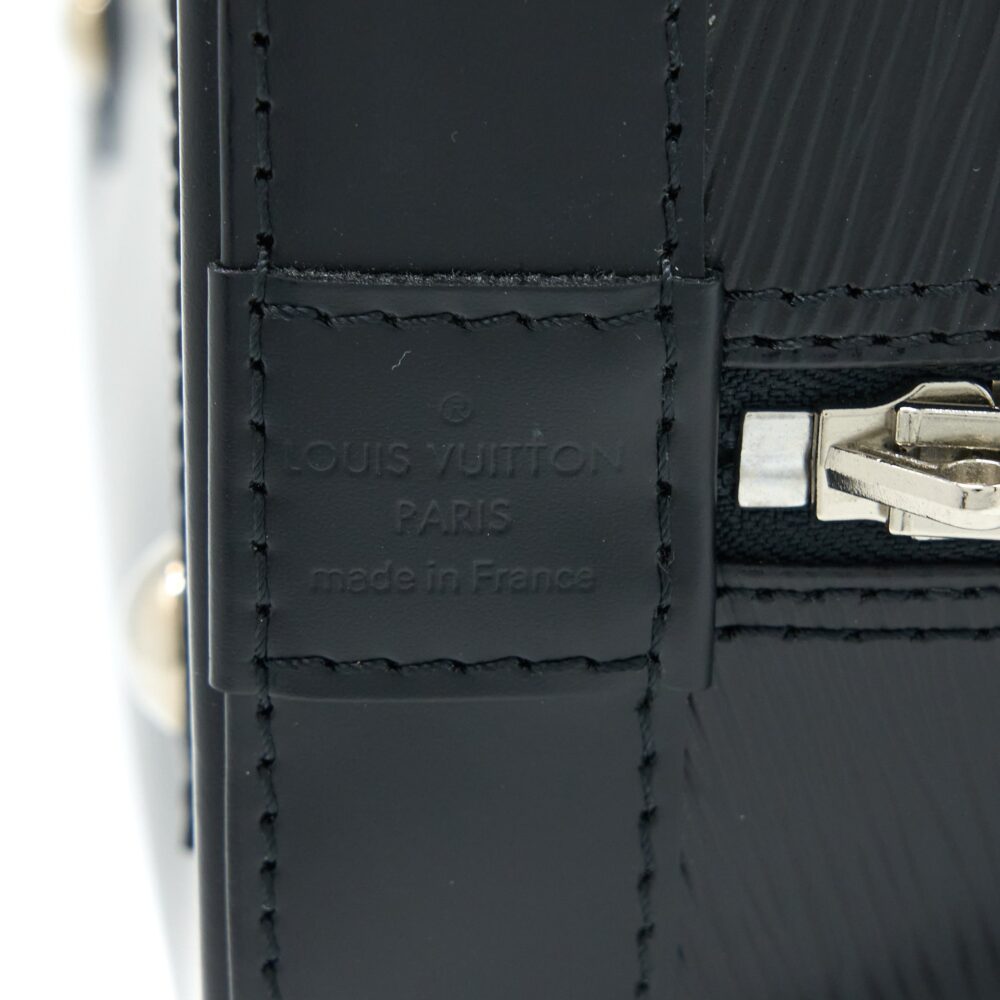 AAA Replica Louis Vuitton LV ALMA PM EPI BLACK SHW