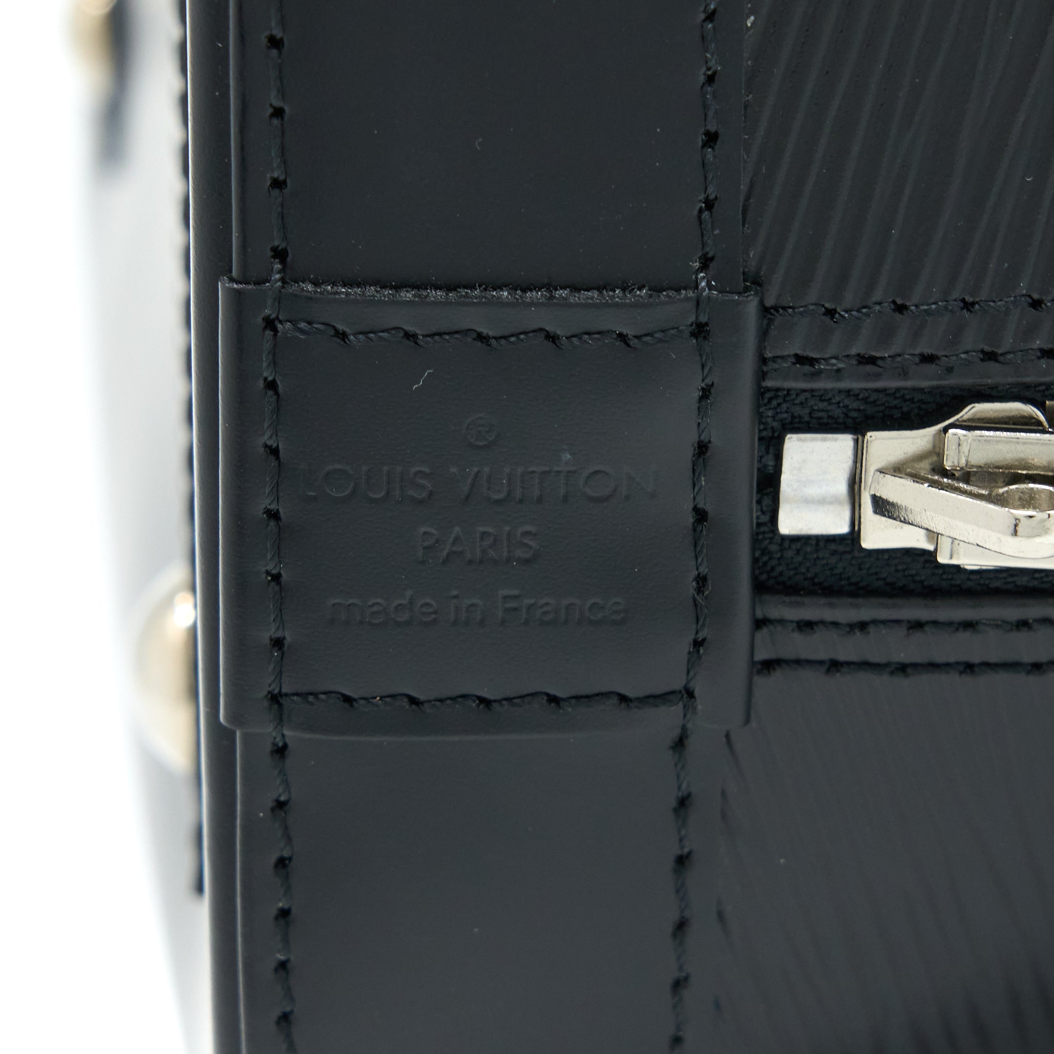 AAA Replica Louis Vuitton LV ALMA PM EPI BLACK SHW