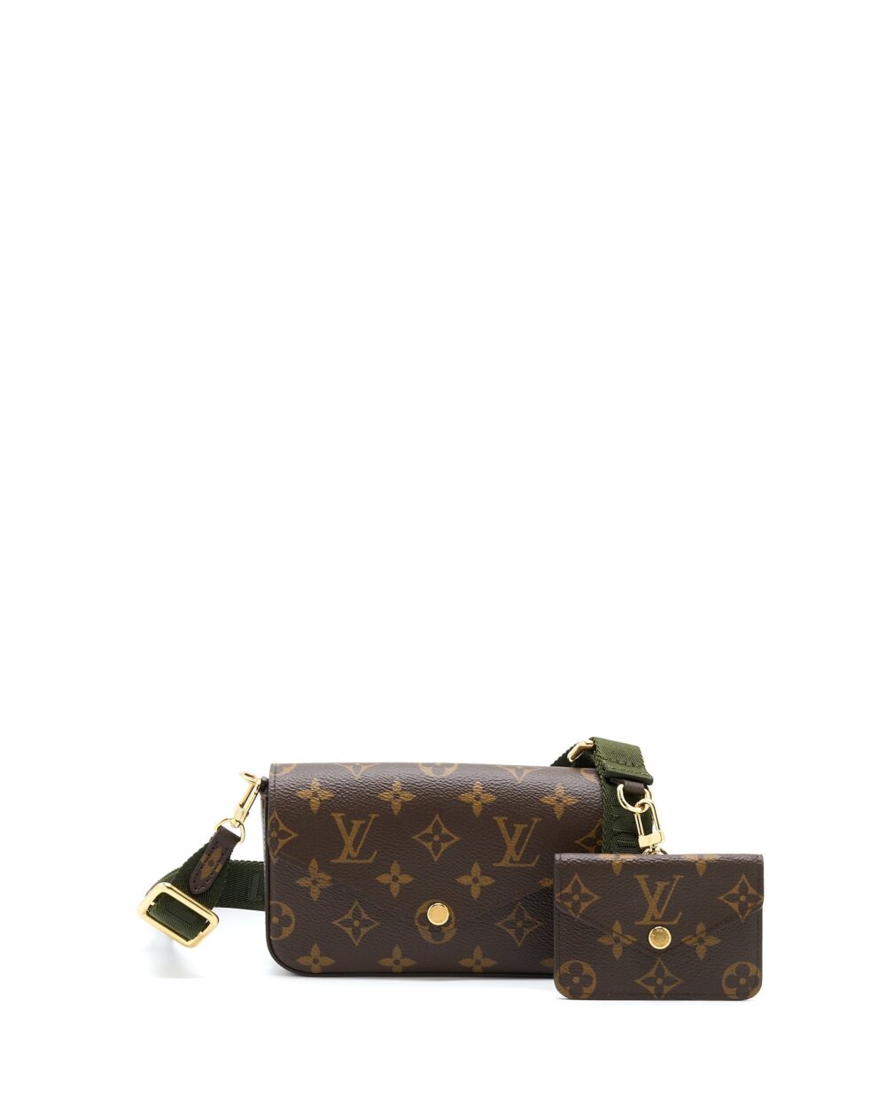 AAA Replica Louis Vuitton LV FELICIE STRAP&GO MONOGRAM CANVAS GHW