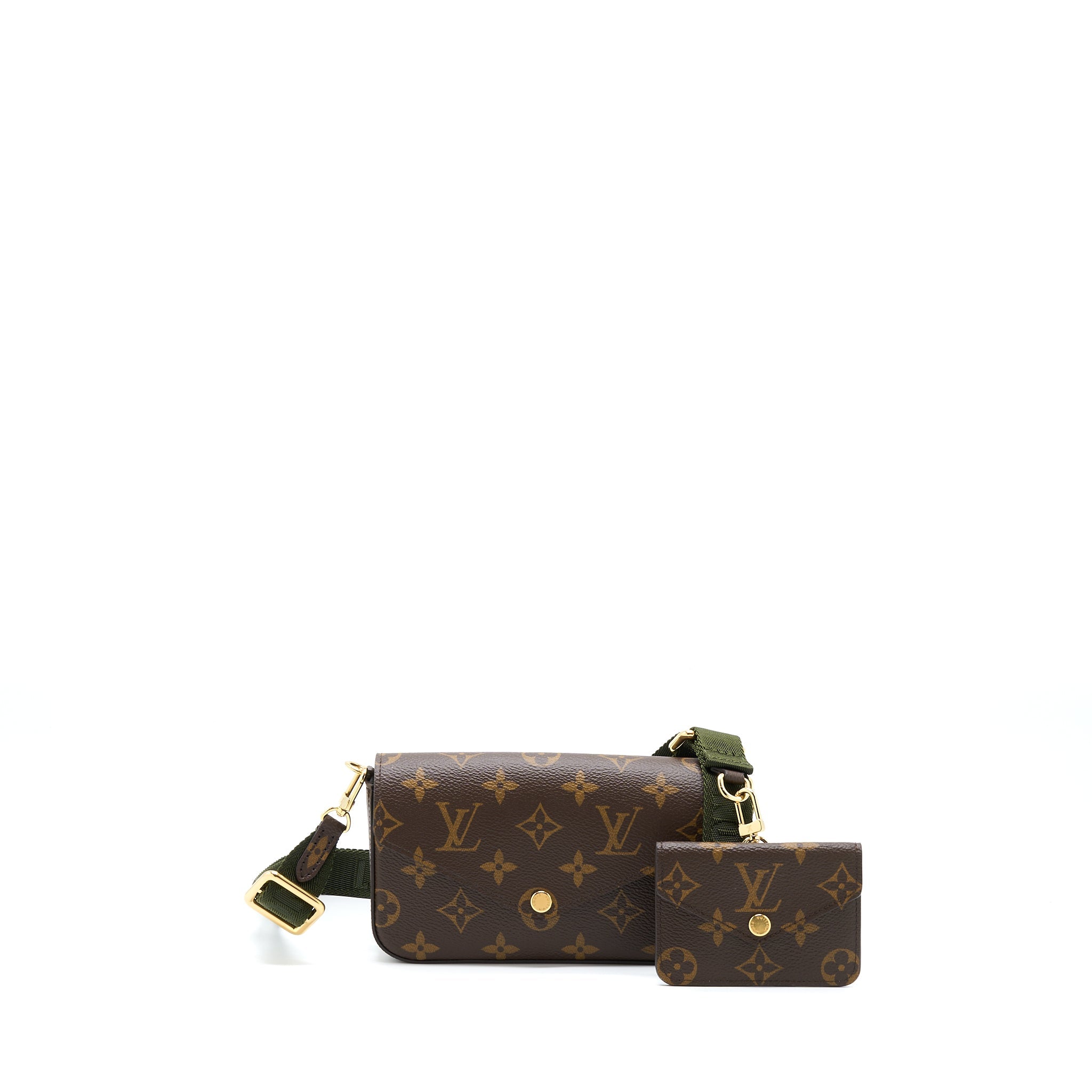 AAA Replica Louis Vuitton LV FELICIE STRAP&GO MONOGRAM CANVAS GHW