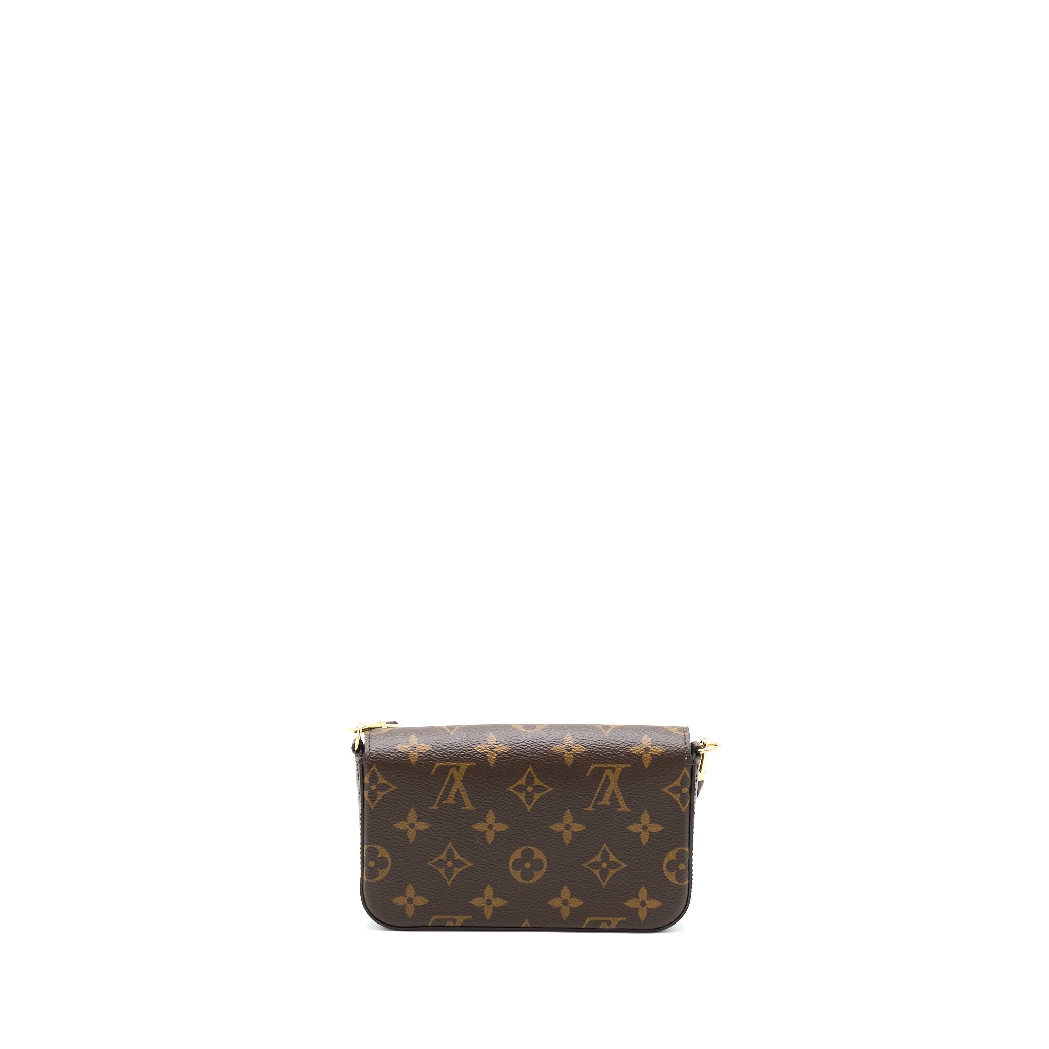 AAA Replica Louis Vuitton LV FELICIE STRAP&GO MONOGRAM CANVAS GHW