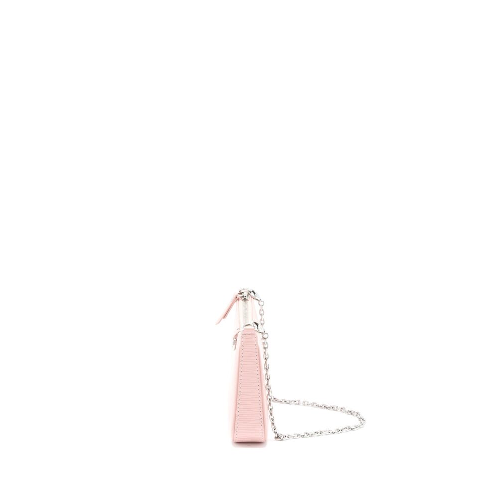 AAA Replica Louis Vuitton LV POCHETTE BAG EPI PINK SHW (NEW VERSION)