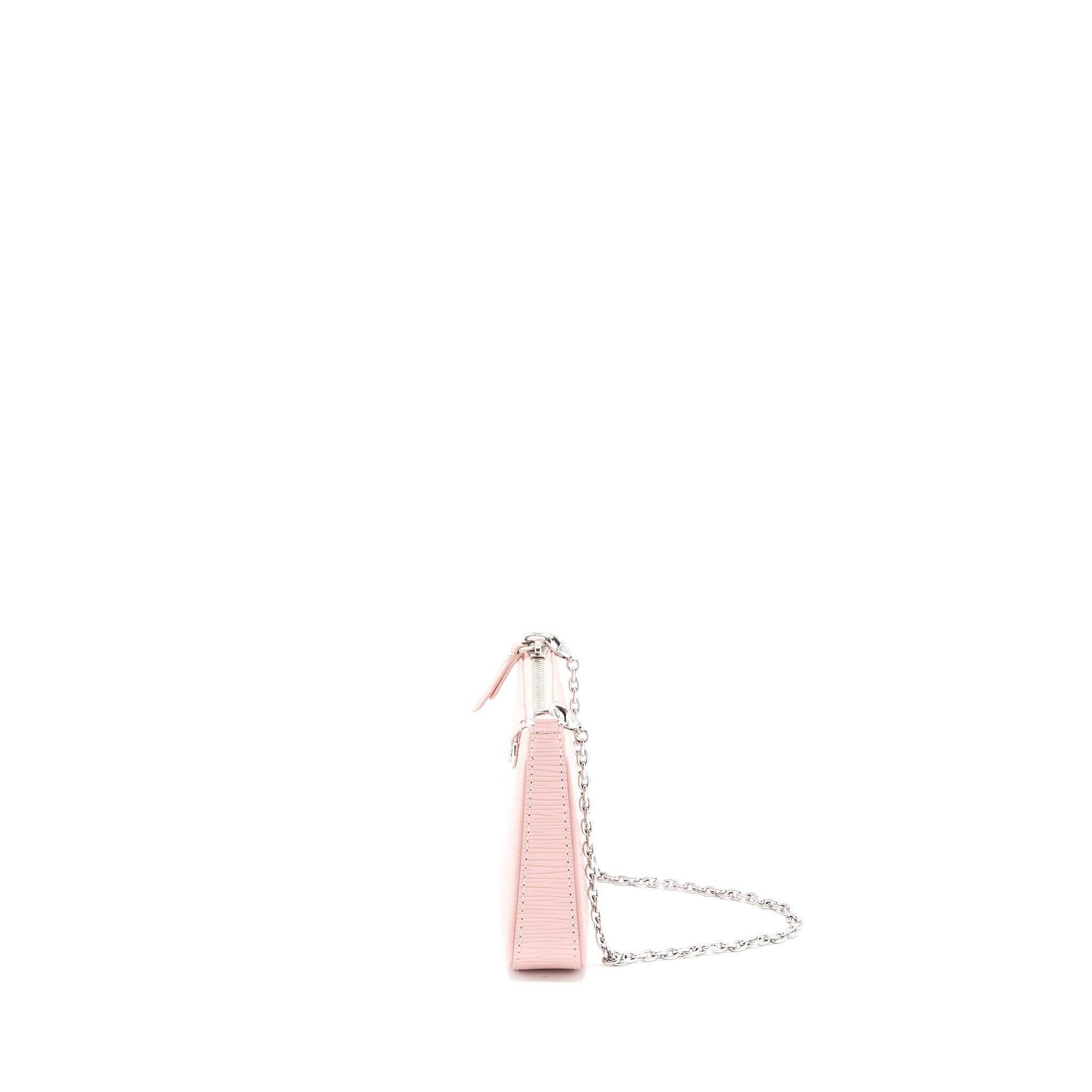 AAA Replica Louis Vuitton LV POCHETTE BAG EPI PINK SHW (NEW VERSION)