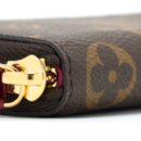 AAA Replica Louis Vuitton LV CLEMENCE LONG WALLET MONOGRAM CANVAS FUCHSIA GHW
