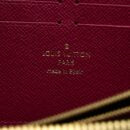 AAA Replica Louis Vuitton LV CLEMENCE LONG WALLET MONOGRAM CANVAS FUCHSIA GHW