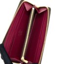 AAA Replica Louis Vuitton LV CLEMENCE LONG WALLET MONOGRAM CANVAS FUCHSIA GHW