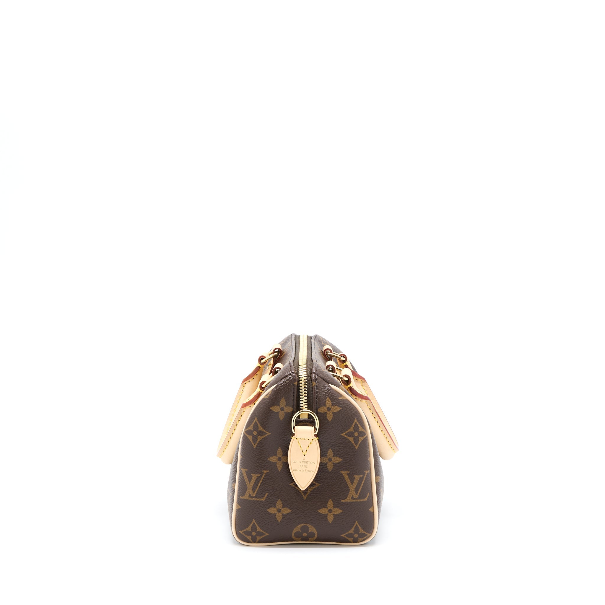AAA Replica Louis Vuitton LV SPEEDY 20 BANDOULIERE MONOGRAM CANVAS GHW