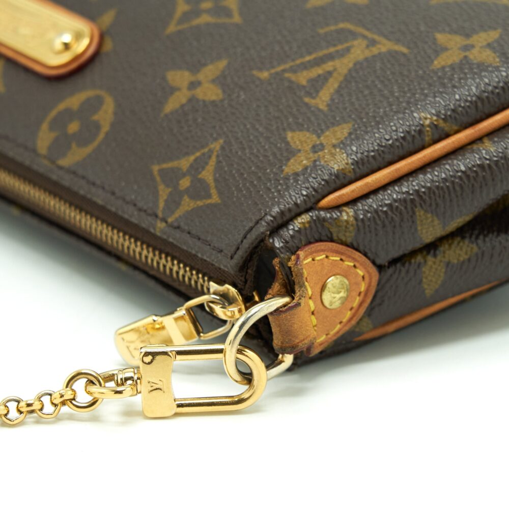 AAA Replica Louis Vuitton LV EVA POCHETTE BAG MONOGRAM CANVAS GHW