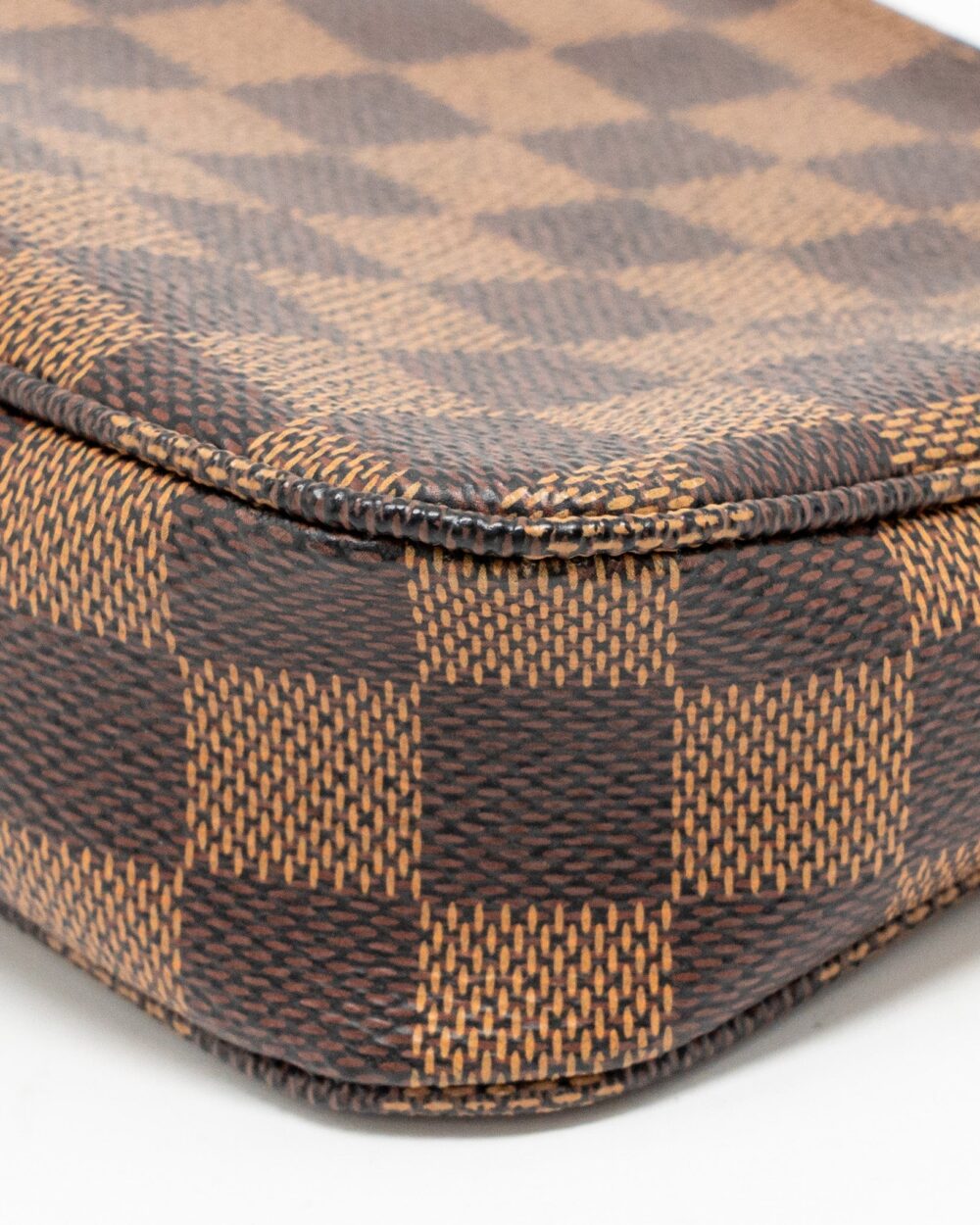 AAA Replica Louis Vuitton LV POCHETTE ACCESSOIRES DAMIER EBENE CANVAS GHW