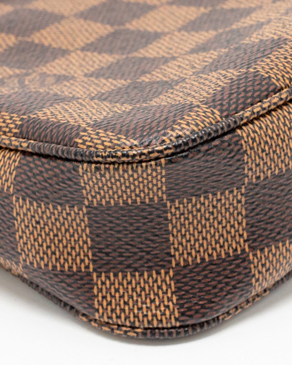 AAA Replica Louis Vuitton LV POCHETTE ACCESSOIRES DAMIER EBENE CANVAS GHW