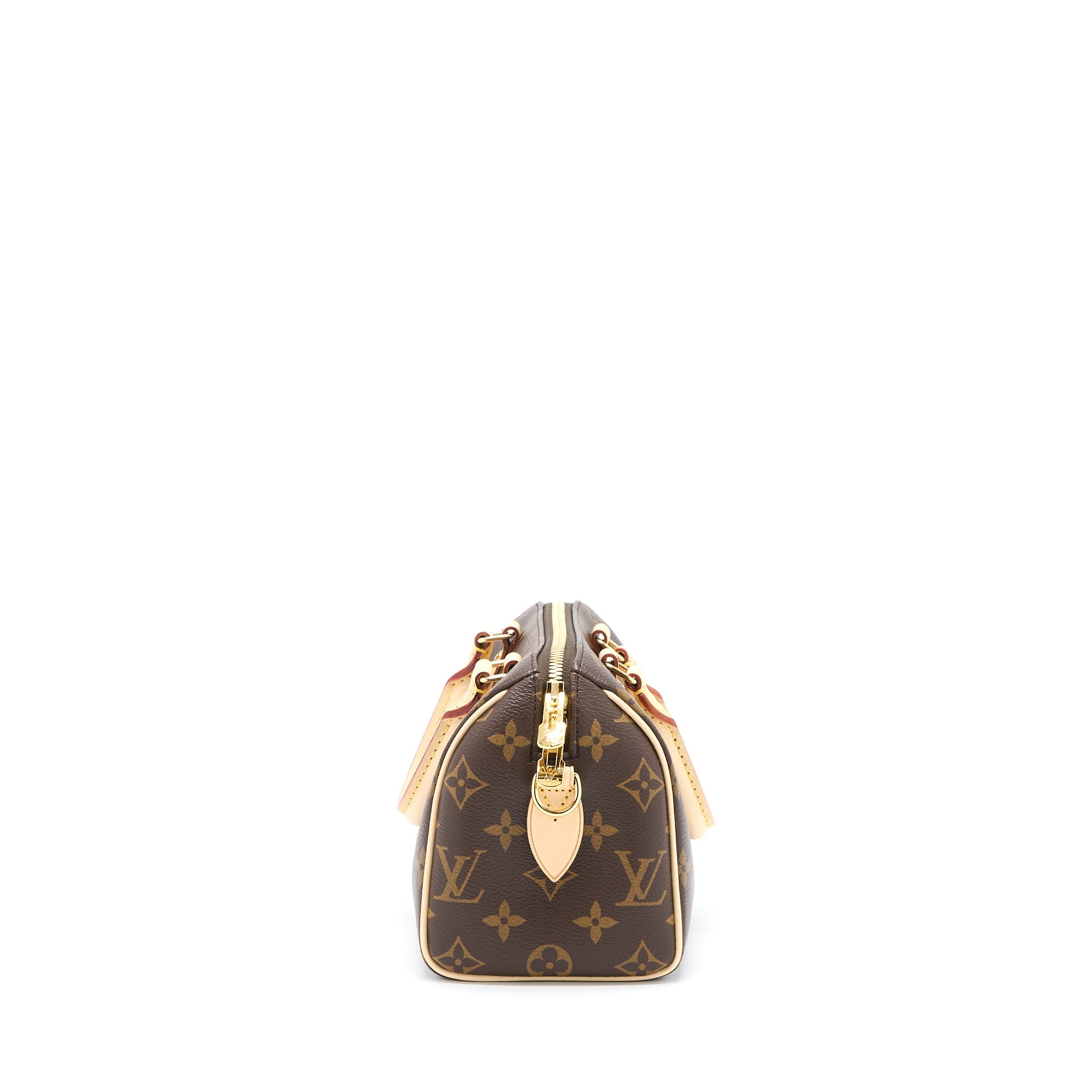 AAA Replica Louis Vuitton LV SPEEDY 20 BANDOULIERE MONOGRAM CANVAS GHW