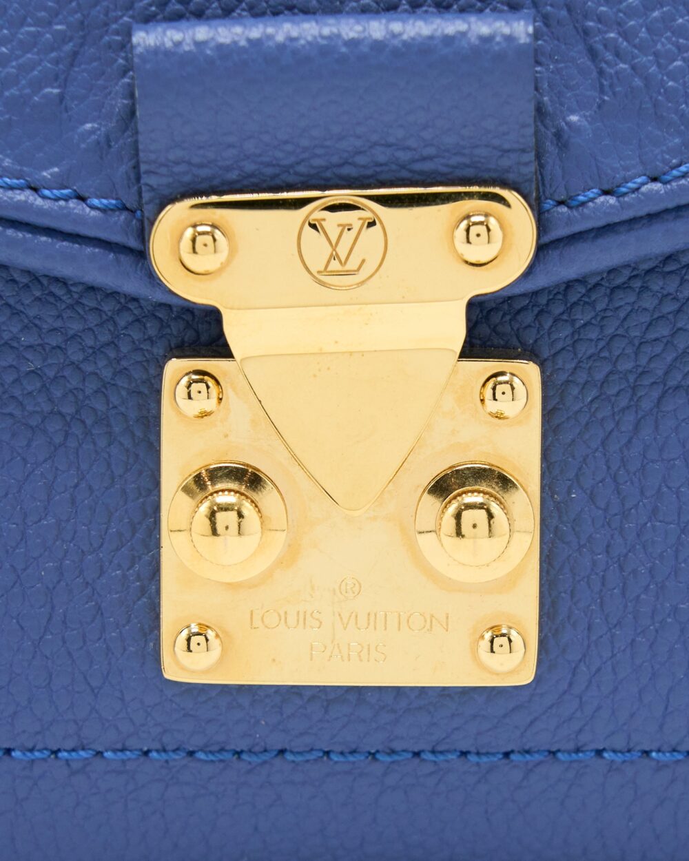 AAA Replica Louis Vuitton LV SAINT GERMAINE CROSSBODY BAG MONOGRAM EMPREINTE BLUE GHW
