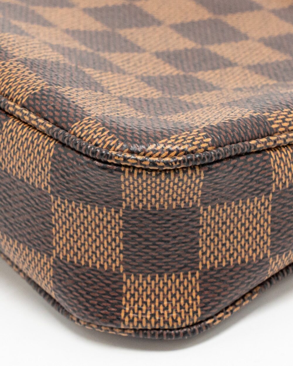 AAA Replica Louis Vuitton LV POCHETTE ACCESSOIRES DAMIER EBENE CANVAS GHW