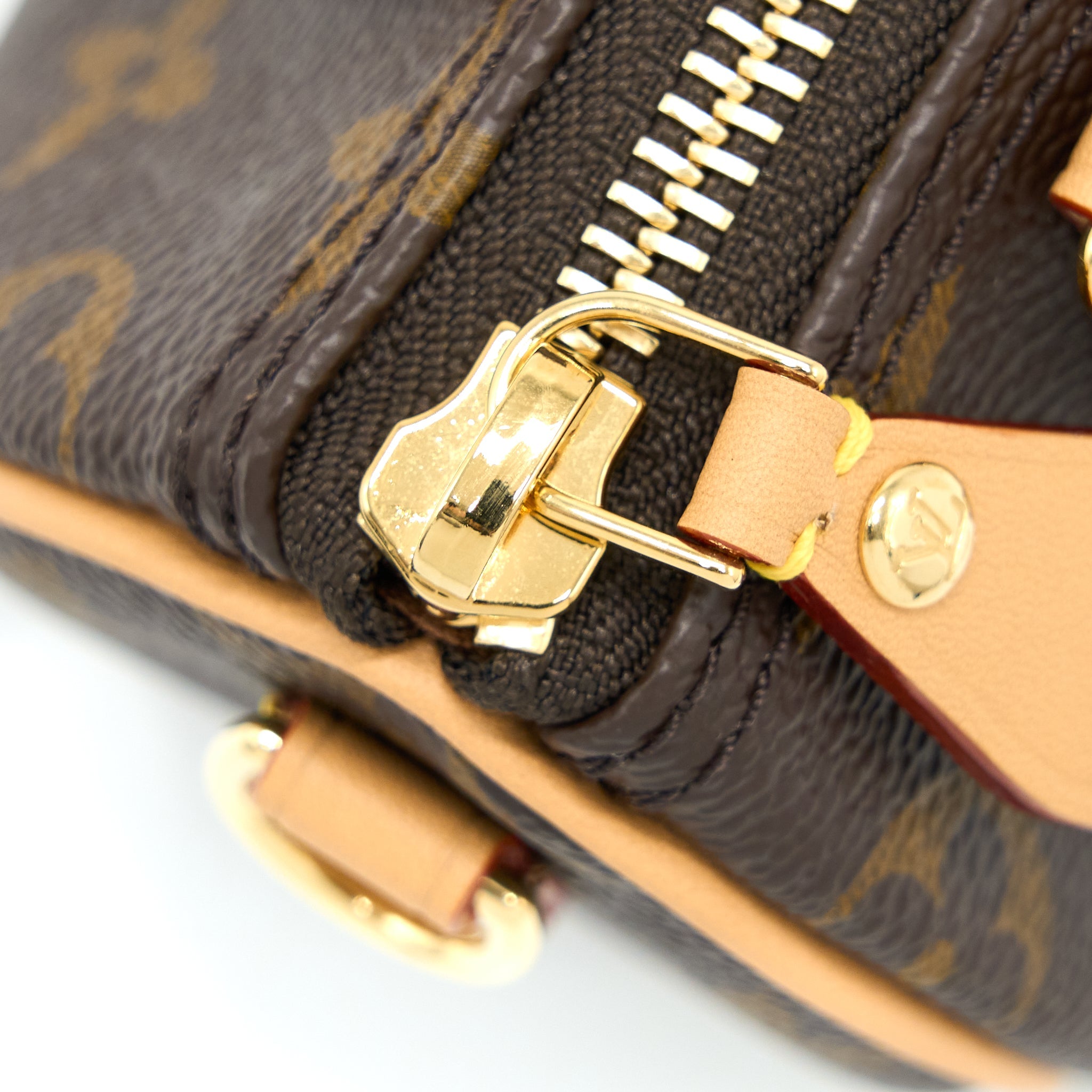 AAA Replica Louis Vuitton LV NANO SPEEDY MONOGRAM CANVAS GHW (NEW VERSION)
