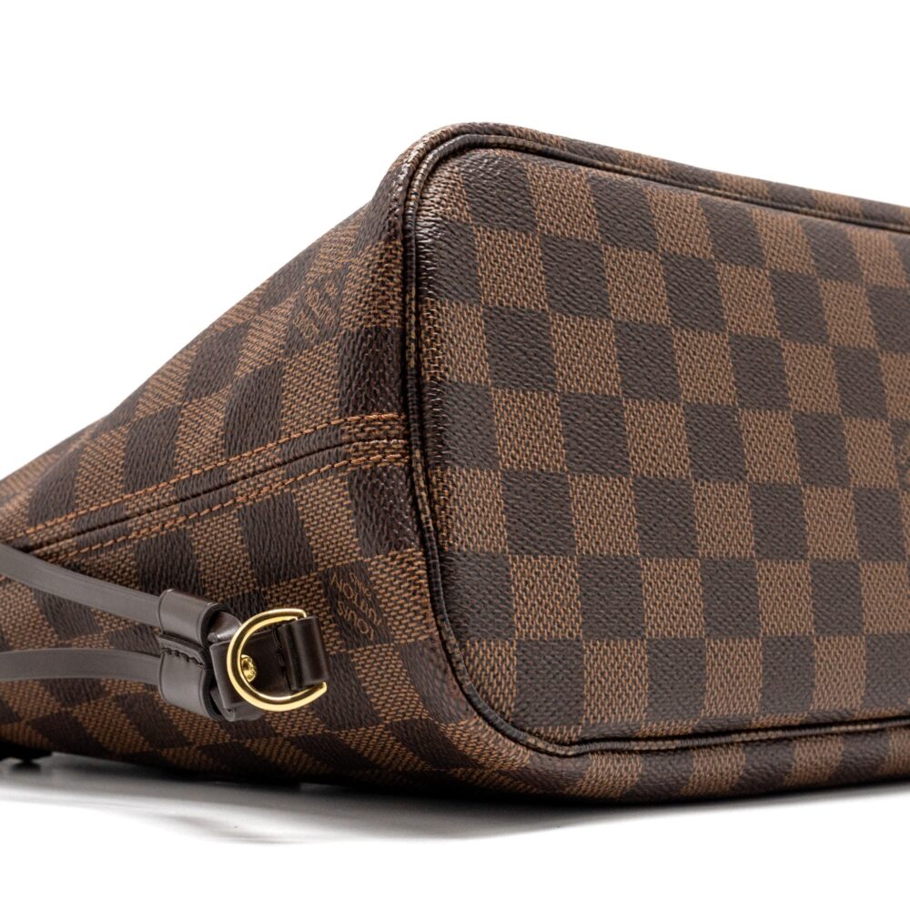 AAA Replica Louis Vuitton LV NEVERFULL PM DAMIER EBENE CANVAS GHW