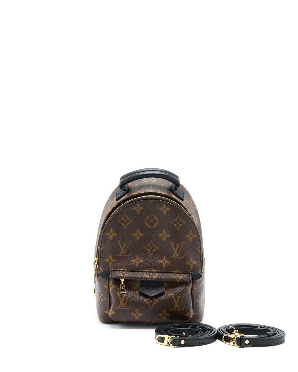 AAA Replica Louis Vuitton LV PALM SPRING MINI BACKPACK MONOGRAM CANVAS(NEW VERSION ZIPPER)