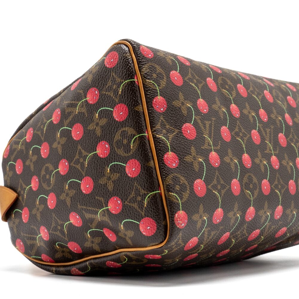 AAA Replica Louis Vuitton LV SPEEDY 25 CHERRY BLOSSOM MONOGRAM CANVAS GHW